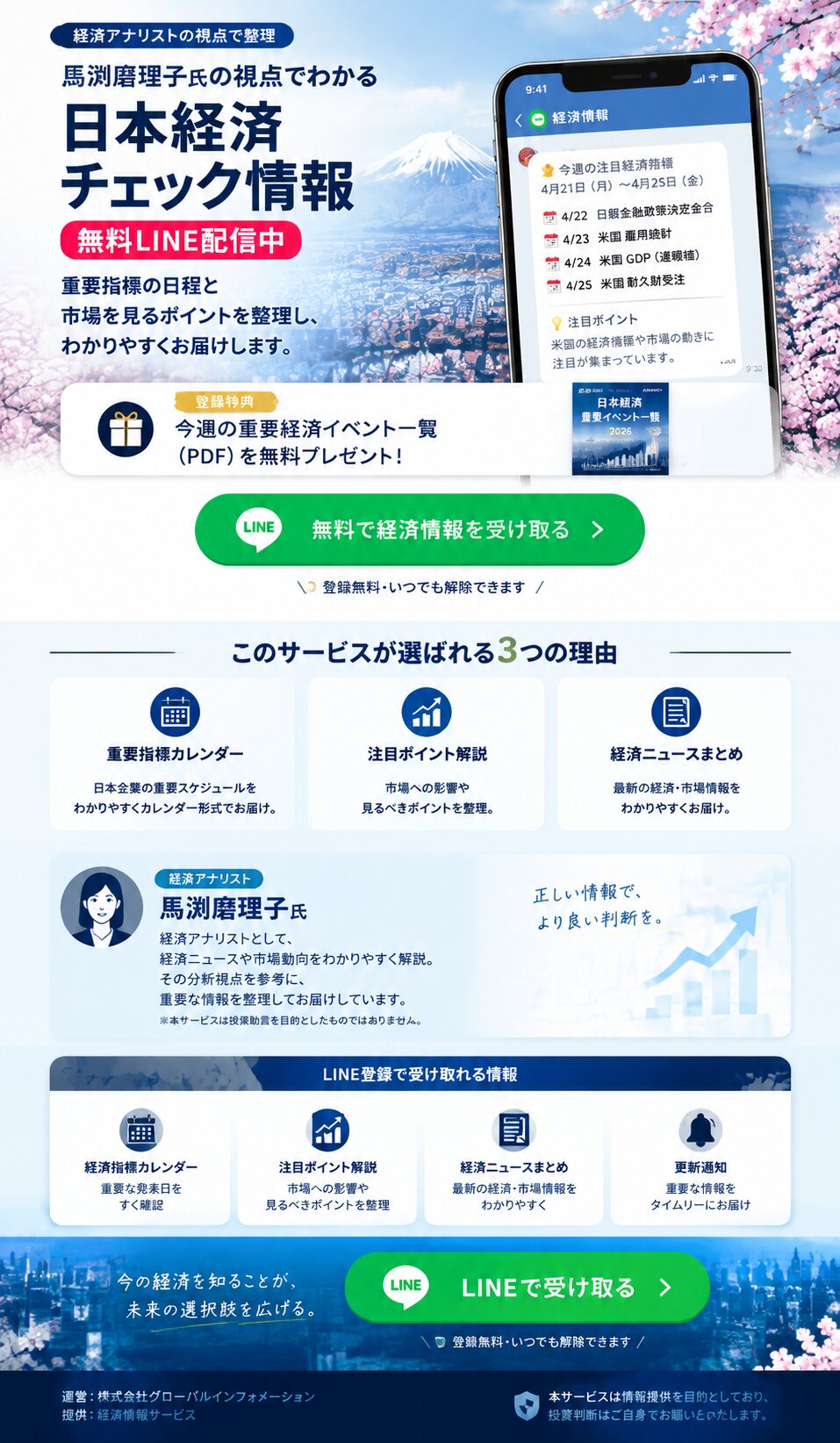 経済指標カレンダー